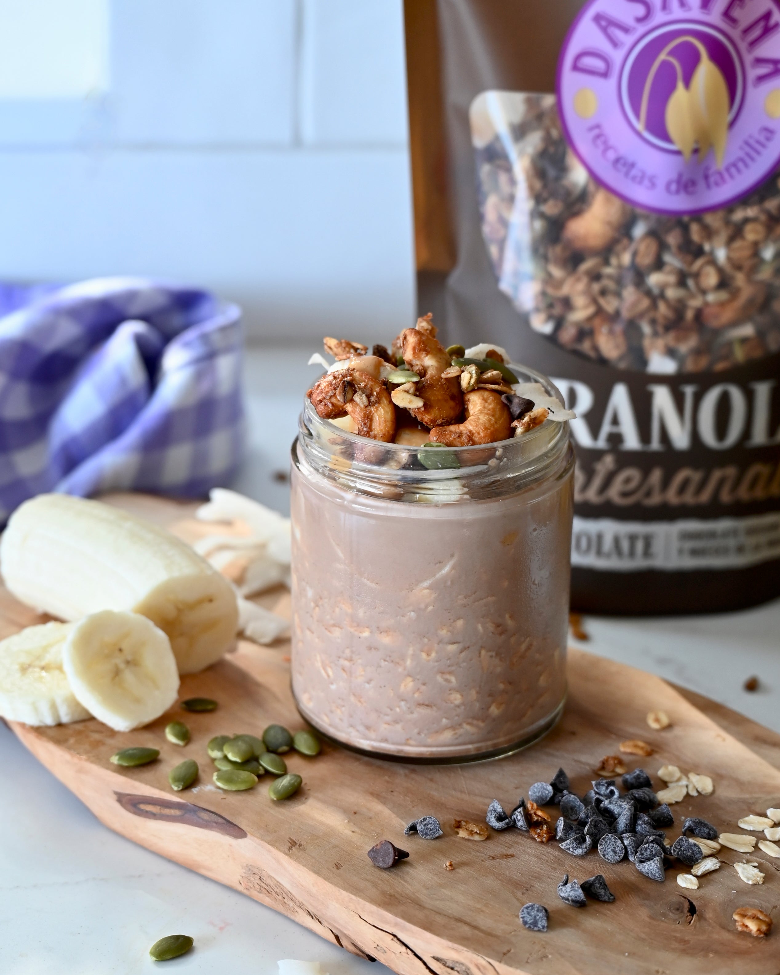 Overnight Oats Receta Chocolate