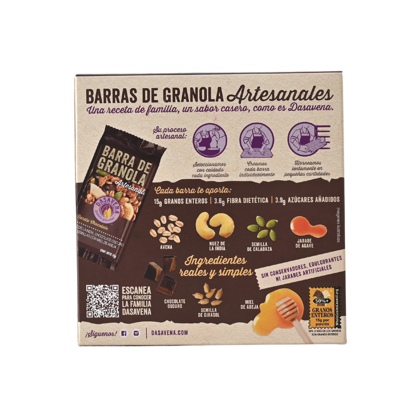 Barras de Granola Chocolate