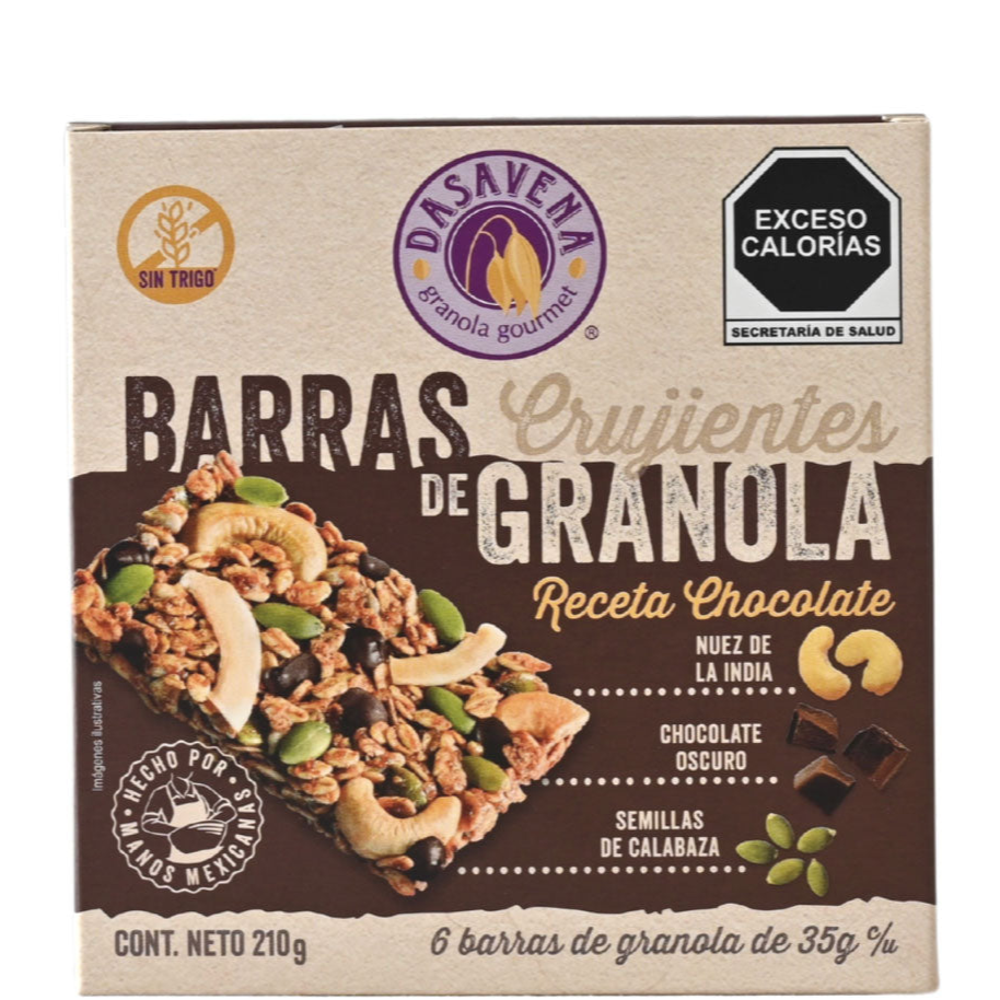 Barras de Granola Chocolate