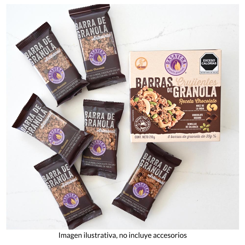 Barras de Granola Chocolate