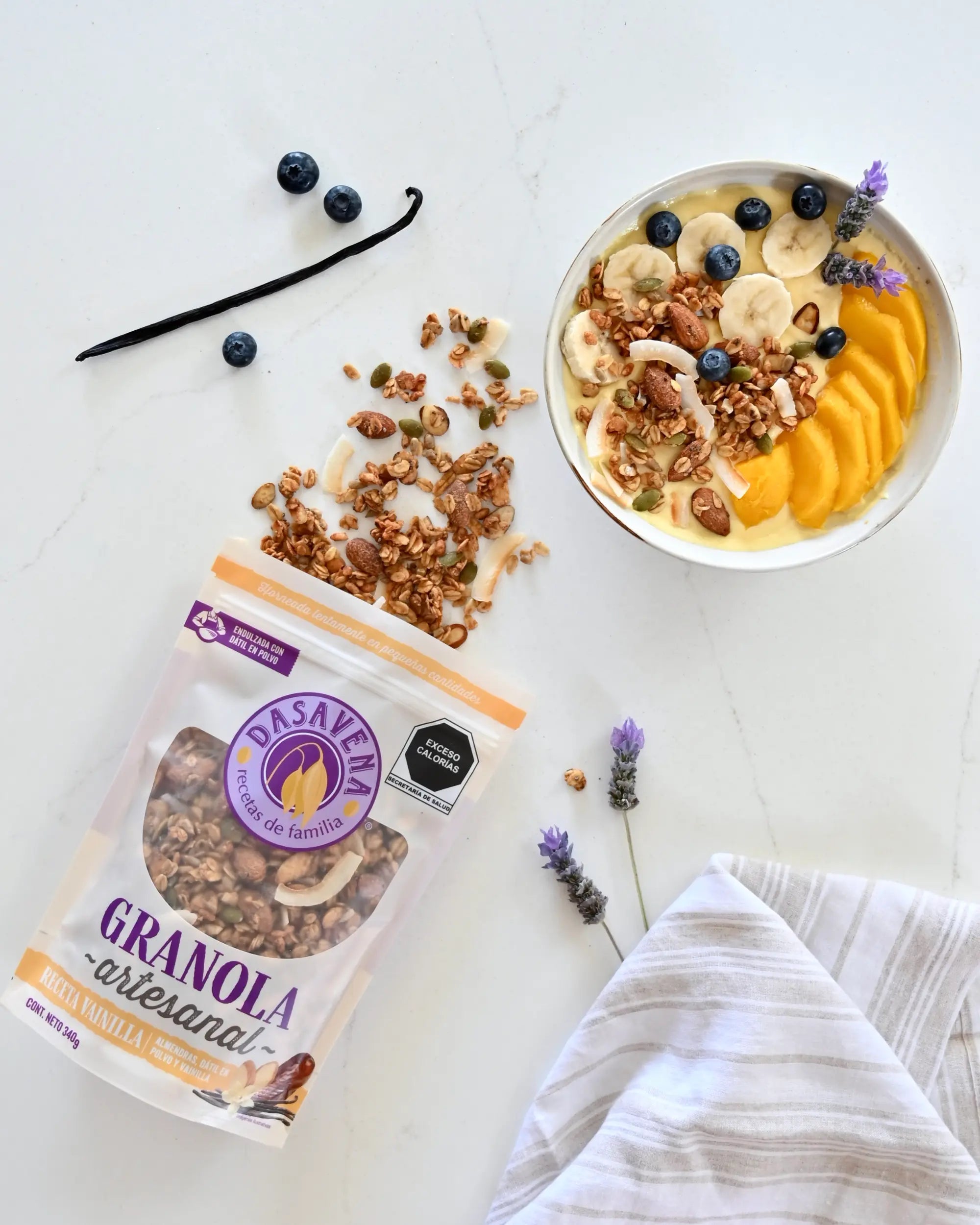 Granola Receta Vainilla